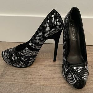 Sparkly Patterned Aldo Platforms